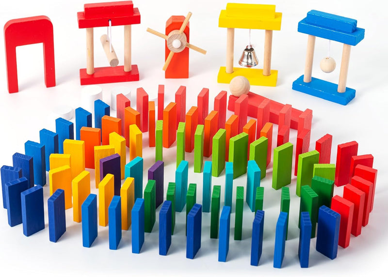 200-Piece Wooden Domino Set