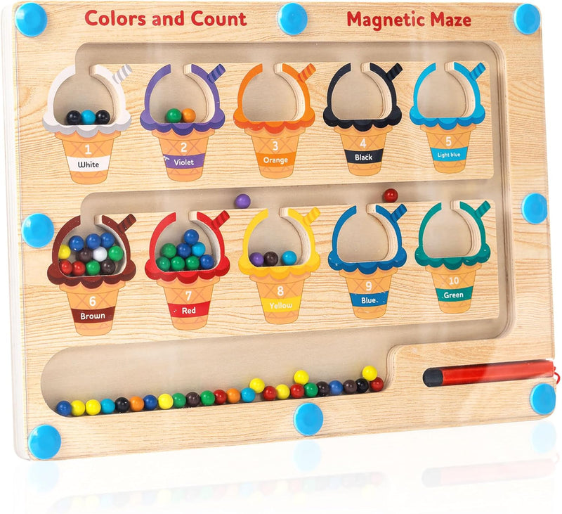 Magnetic Color & Number Sorting Board